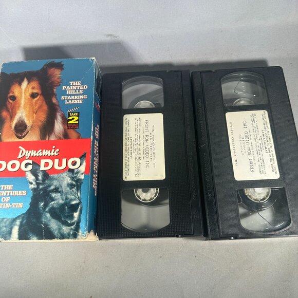 Dynamic Dog Duo VHS The Adventures Of Rin-Tin-Tin & Painted Hills - Picture 3 of 3